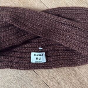 Sunday Best Brown Knit Headband
